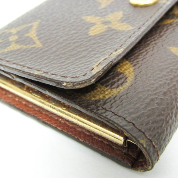 Louis Vuitton Monogram Key Holder 6 M62630 Men,Women Monogram Key Case Brown